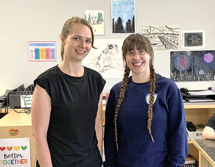 Heather Bolin, the program’s lead teacher, works alongside Brooklyn Figursky to deliver flexible, individualized instruction that meets students where they’re at.