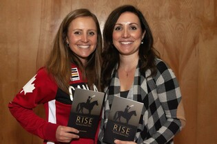 Olympian Jessica Phoenix and her sister acclaimed journalist Julie Fitz-Gerald presented on passion and perseverance in following your dream to Mecca Glen students.